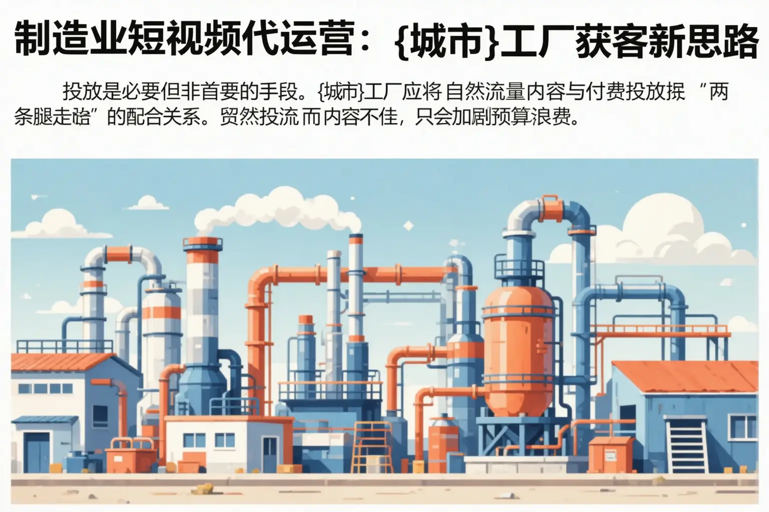 制造业短视频代运营:龙口工厂获客新思路